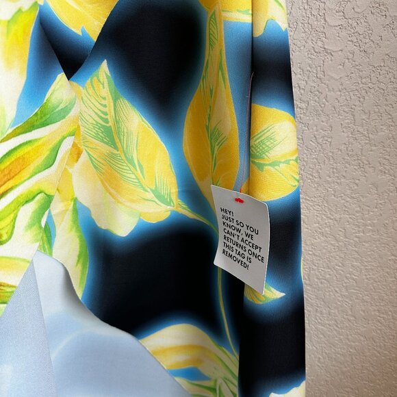 NWT ASOS DESIGN High-Low Plunge Maxi Dress in Bold Floral Print - Picture 8 of 16